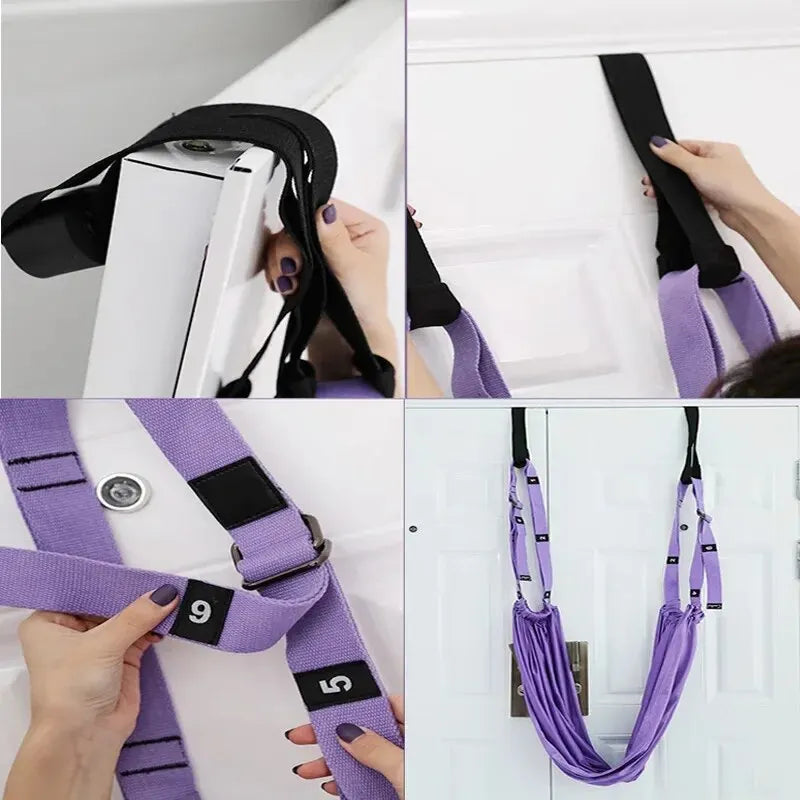 Premium Yoga Stretch Strap – Flexibilität & Dehnung